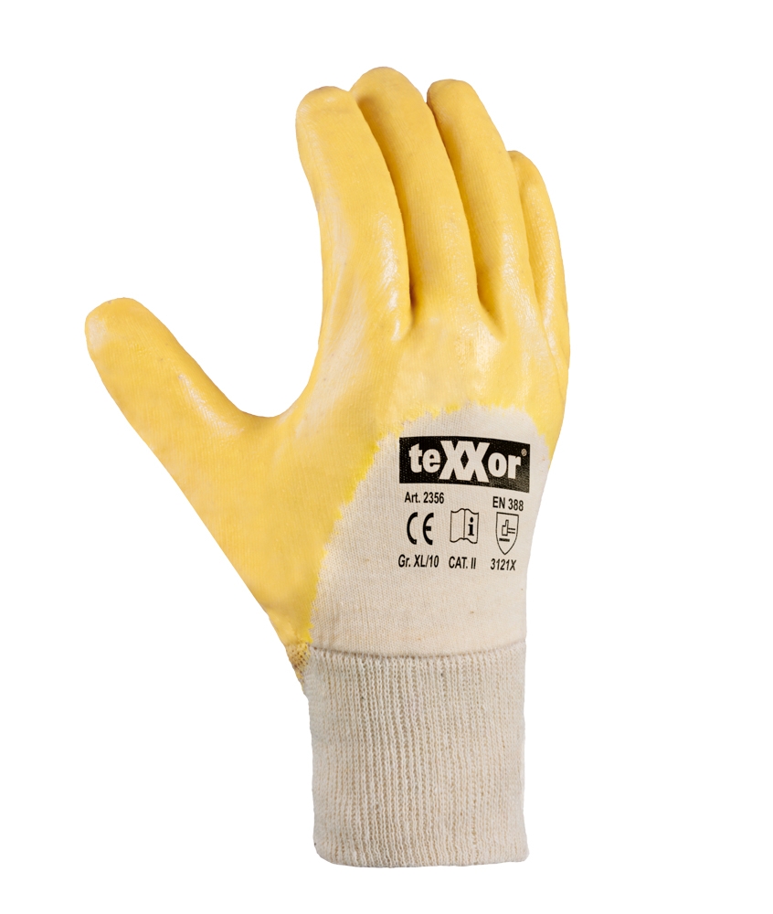 texxor® nitril handschuhe strickbund