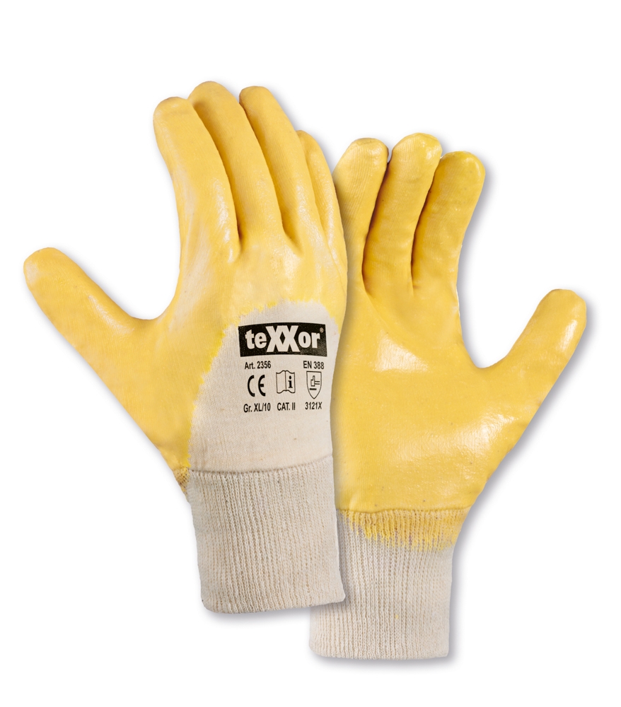 texxor® nitril handschuhe strickbund