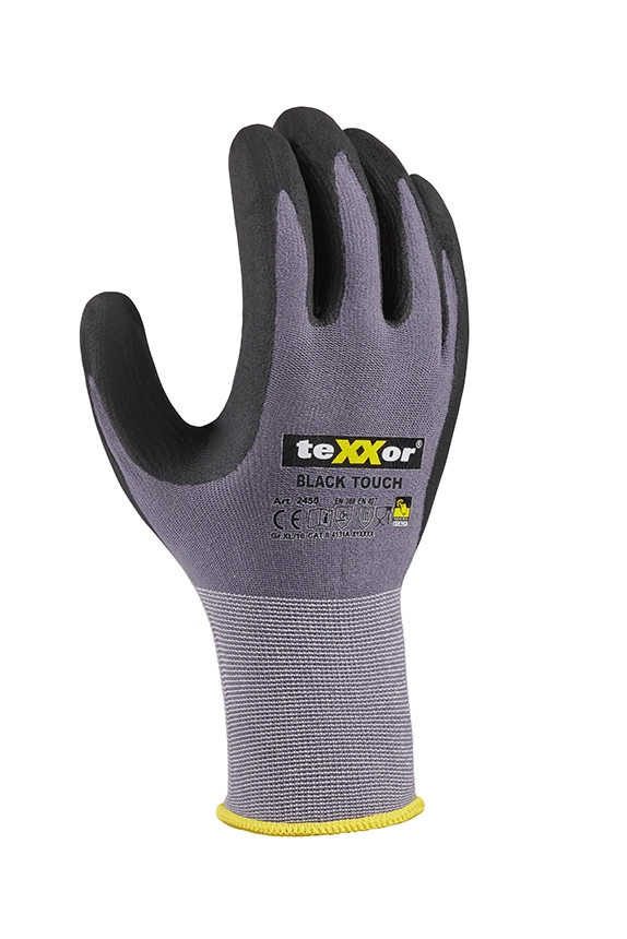texxor® nylon strickhandschuhe black touch®
